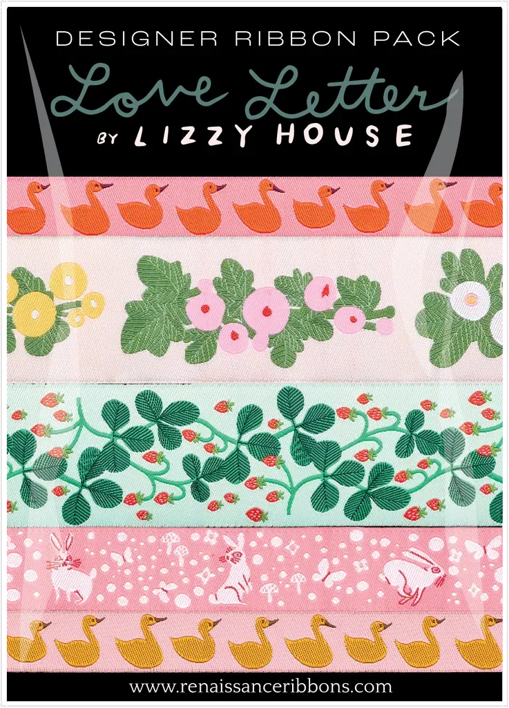 Renaissance Ribbon Love Letter Designer Pack Webband 5x1 Yard