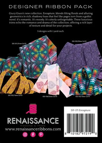 Renaissance Ribbon Enrapture Designer Pack Webband-Set 5-teilig Polyester