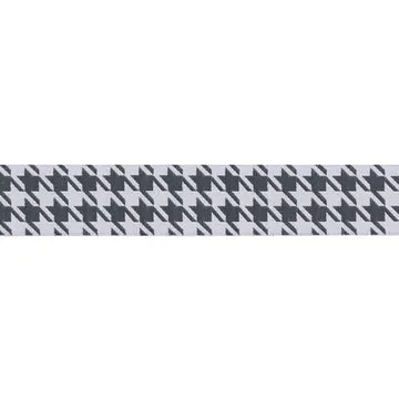 Renaissance Ribbon Farmhouse Christmas Houndstooth Band Soot 1 Yard