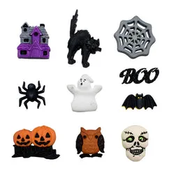 Buttons Galore Halloween Set 2 Knöpfe 50 Stück Halloween