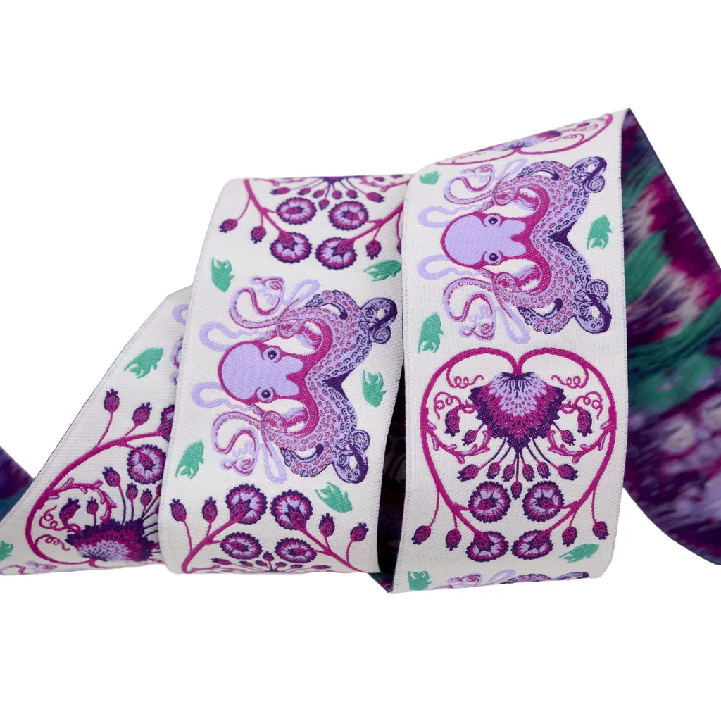 Renaissance Ribbon Floral Reef Octogarden Webband 1 Yard 48mm