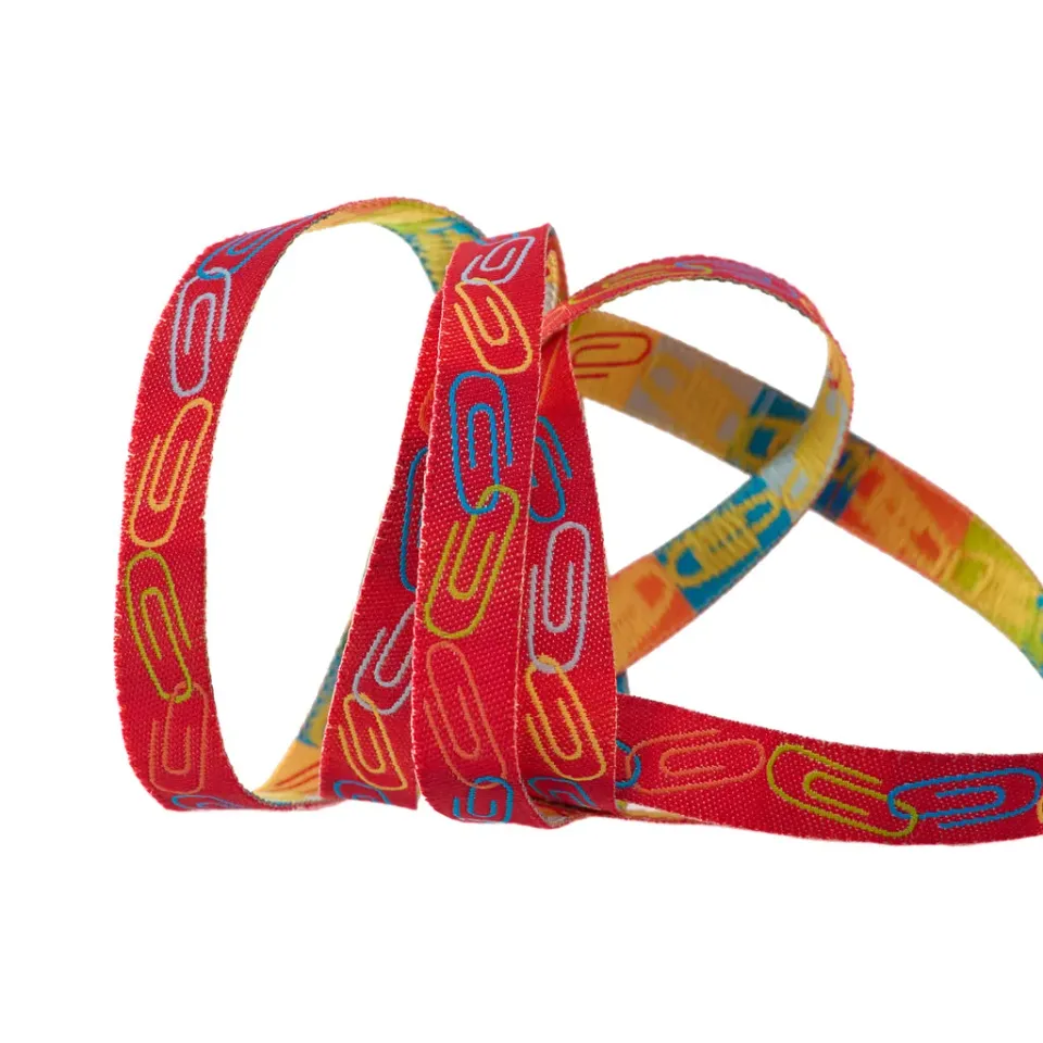 Renaissance Ribbon Back to School Clip It Schmuckband 1 Yard