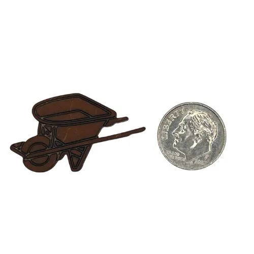 Buttons Galore Wheelbarrow Bastelknöpfe 25 Stück braun