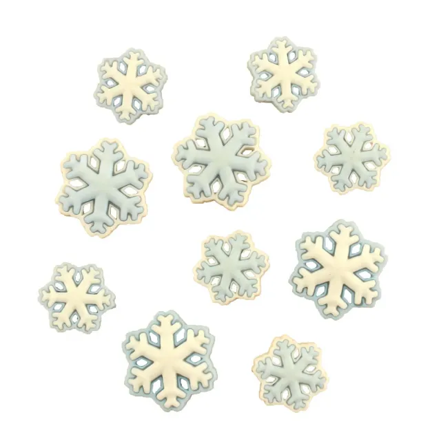 Buttons Galore Winter Arctic Blast Knöpfe 10 Stück