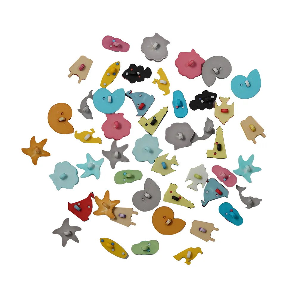 Buttons Galore Summer Nähknöpfe Sommer-Mix 50 Stück