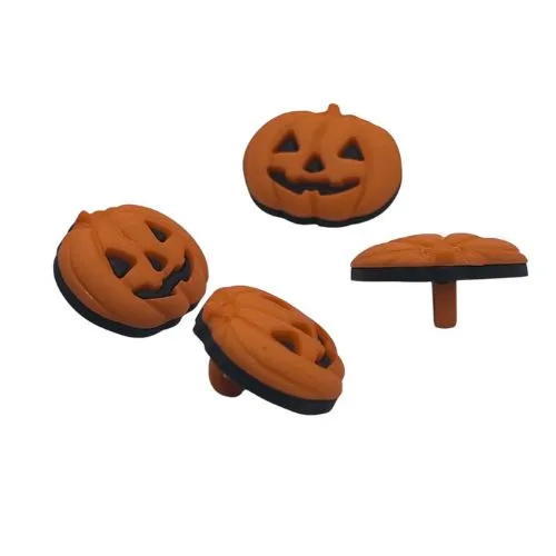Buttons Galore Classic Jack-O-Lantern Bastelknopf Kürbis