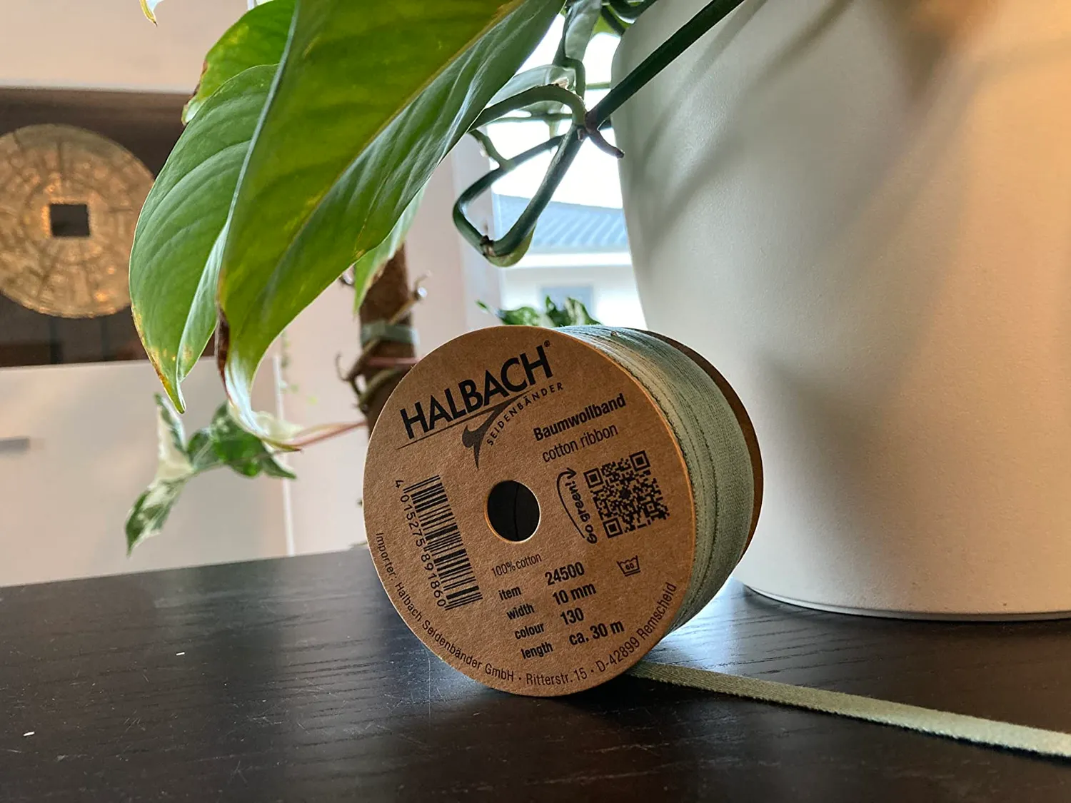 Halbach Baumwollband Baumwolle farbecht Rolle