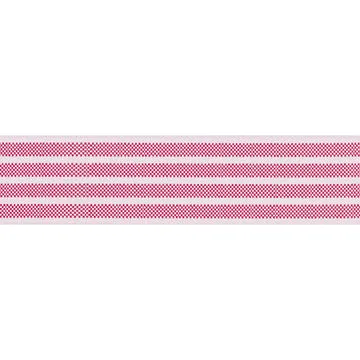 Renaissance Ribbon Classic Christmas Pixel Stripe Webband 1 Yard