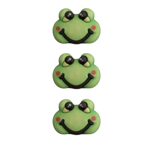 Buttons Galore Baby Hugs Froggy Froschknöpfe 3 Stück
