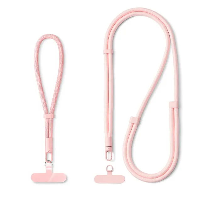 MORSUNBELA Handykette Kurz Handgelenk Rosa 2 Stück