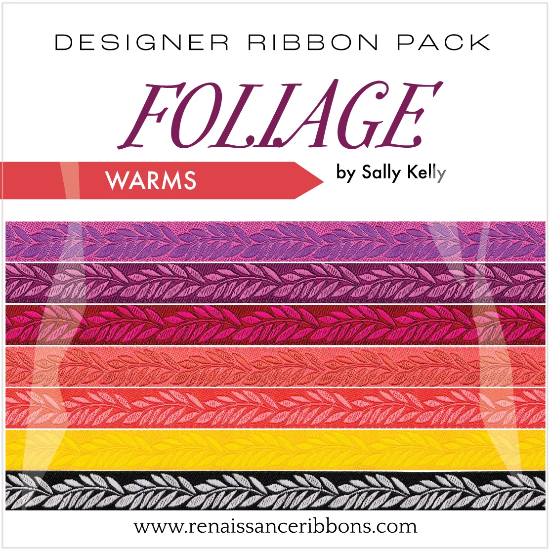 Renaissance Ribbon Foliage Webband-Set 7 Yard