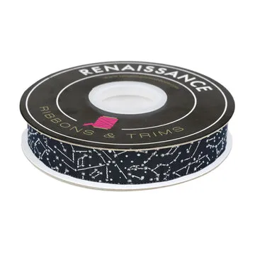Renaissance Ribbon 3, 2, 1... Blastoff Constellations Band 7/8 Zoll 1 Yard