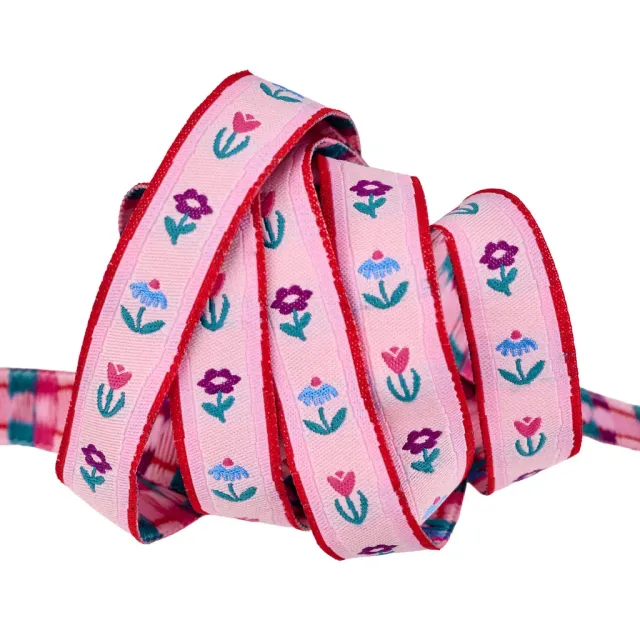 Renaissance Ribbon Genesis Bavarian Blooms Schmuckband 1 Yard rosa