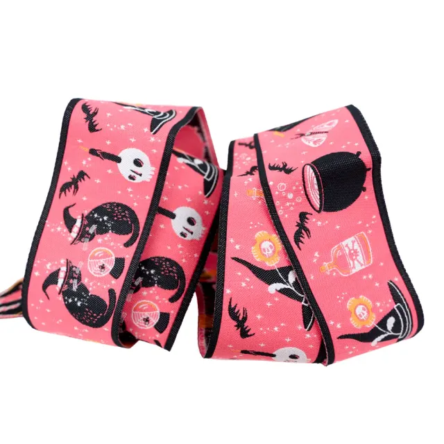 Renaissance Ribbon Witchy Ways Kitty Webband 38mm 1 Yard