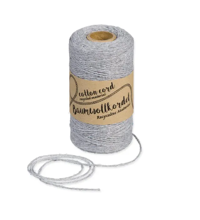 Halbach Baumwollgarn 1mm x 220m recycelt