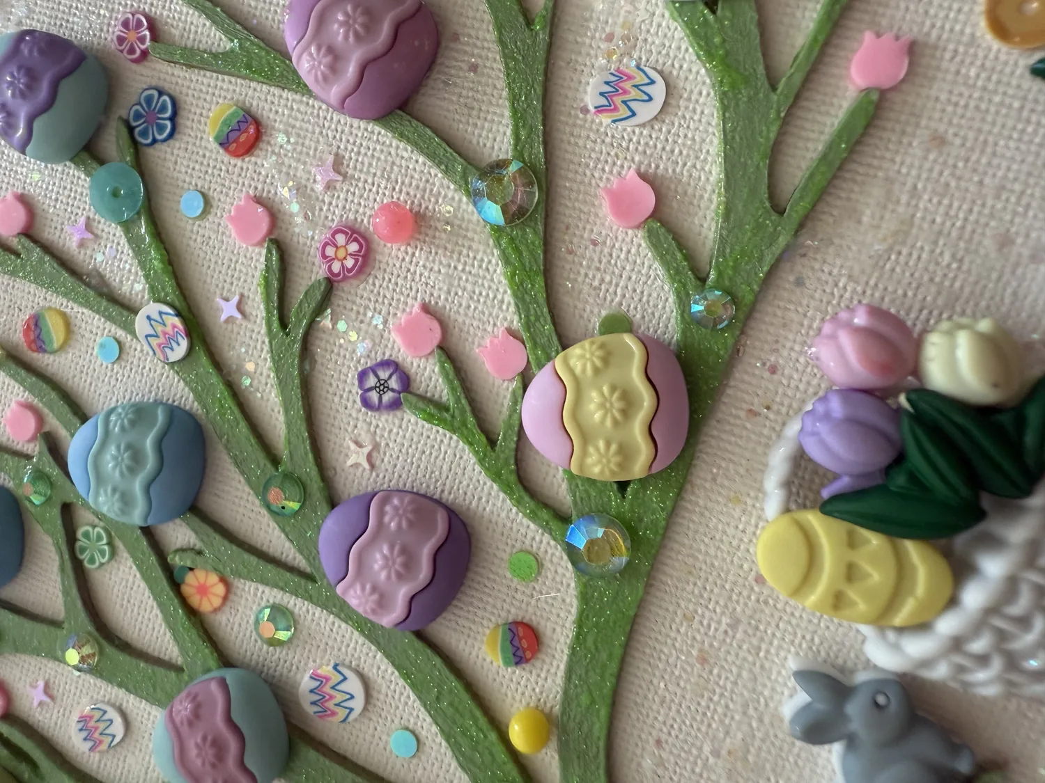 Buttons Galore Easter Egg Tree Bastelset Osterbaum