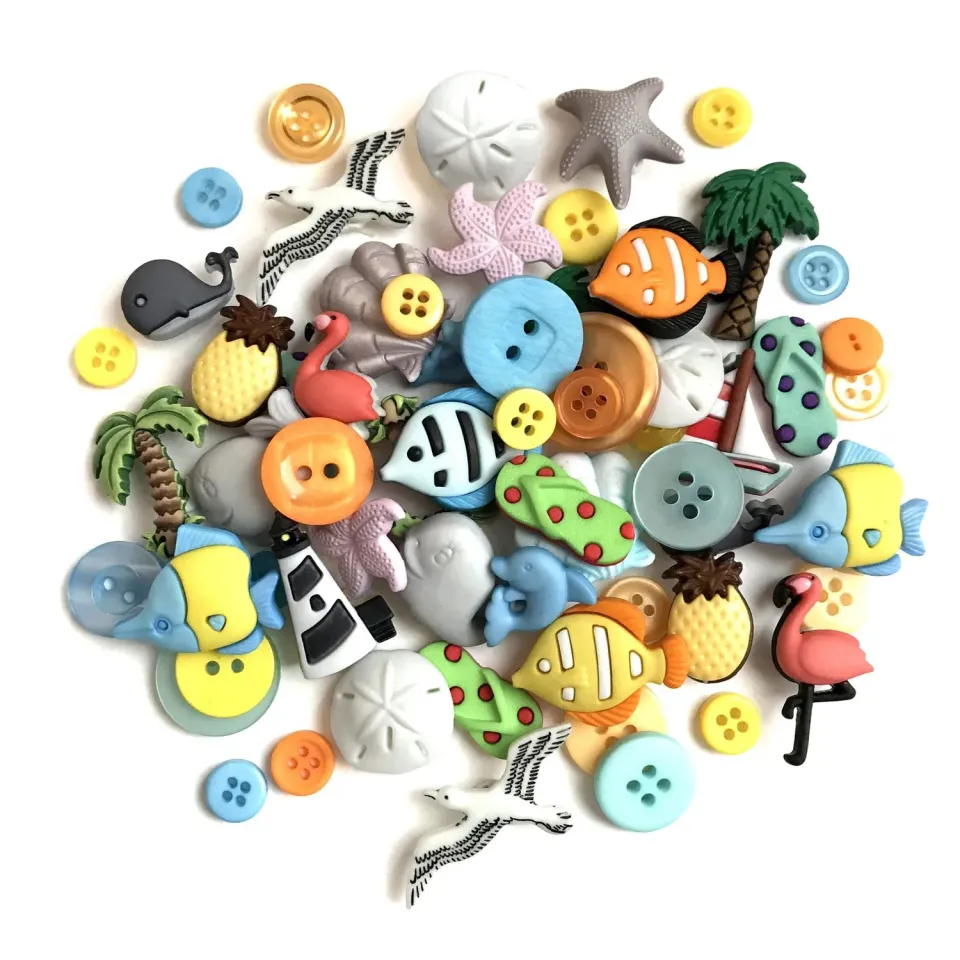 Buttons Galore Beach Nautical Knöpfe 50er maritim