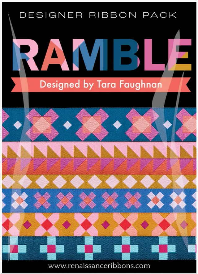 Renaissance Ribbon Ramble Webband-Set 6x1 Yard Patchwork