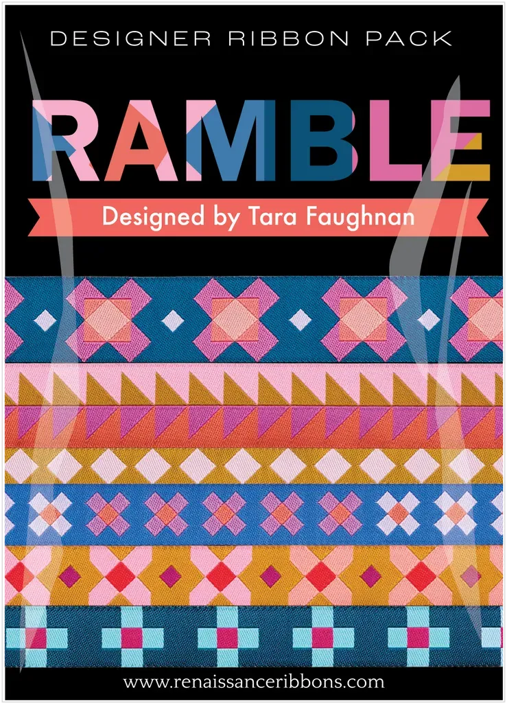 Renaissance Ribbon Ramble Webband-Set 6x1 Yard Patchwork