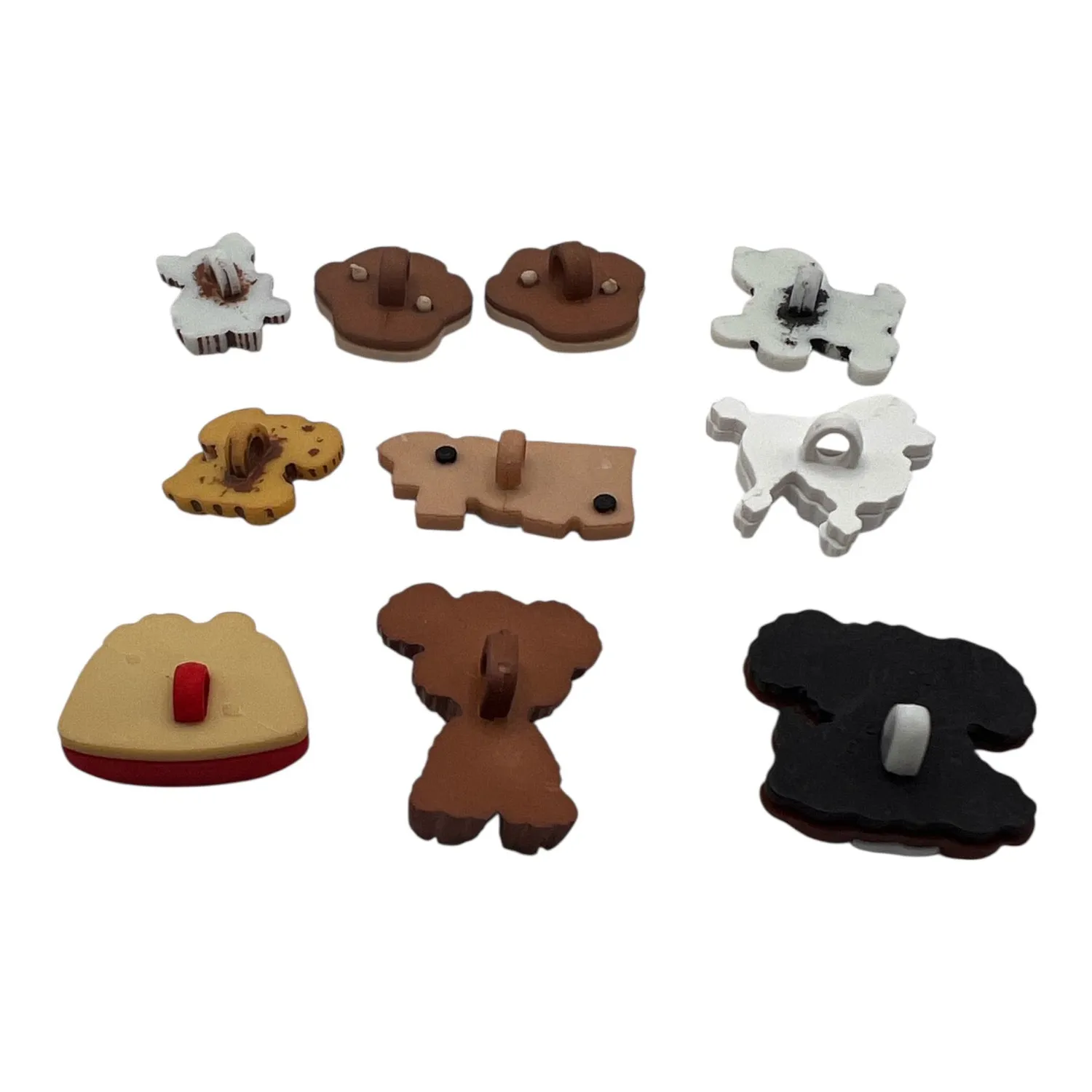 Buttons Galore Dog Hunde-Knöpfe 10 Stück waschbar