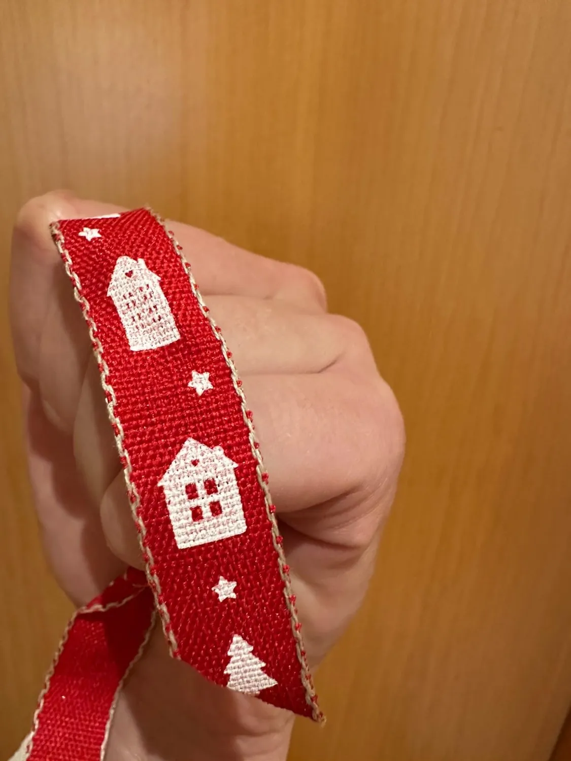 Halbach Geschenkband Bäume Häuser 15 mm 20 m