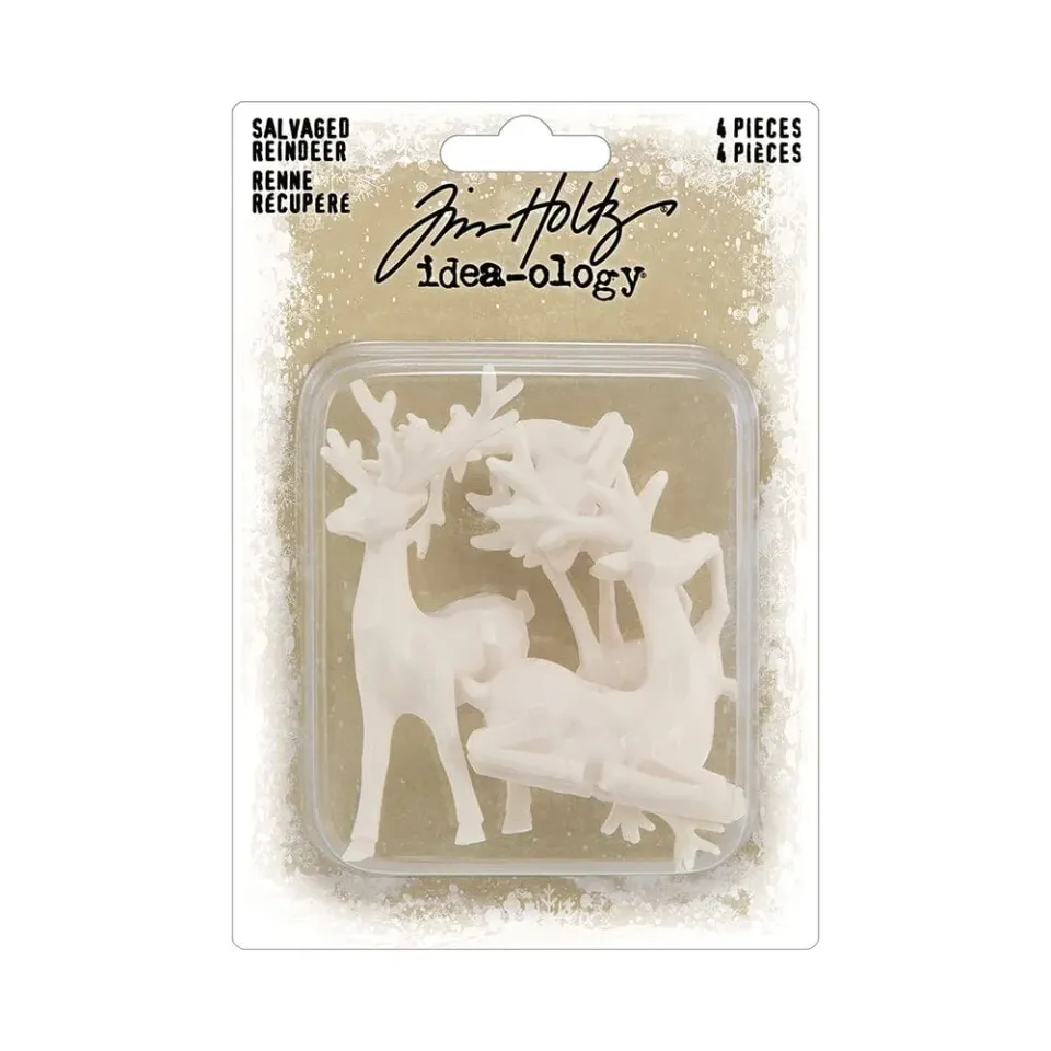 Idea-ology Tim Holtz Christmas Salvaged Reindeer Figuren