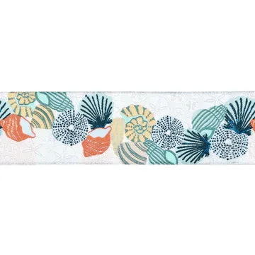 Renaissance Ribbon Gulf Breeze Seashell Shores Schleifenband 38mm 1 Yard