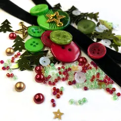 Buttons Galore Christmas Carol Bastelset Weihnachten Box