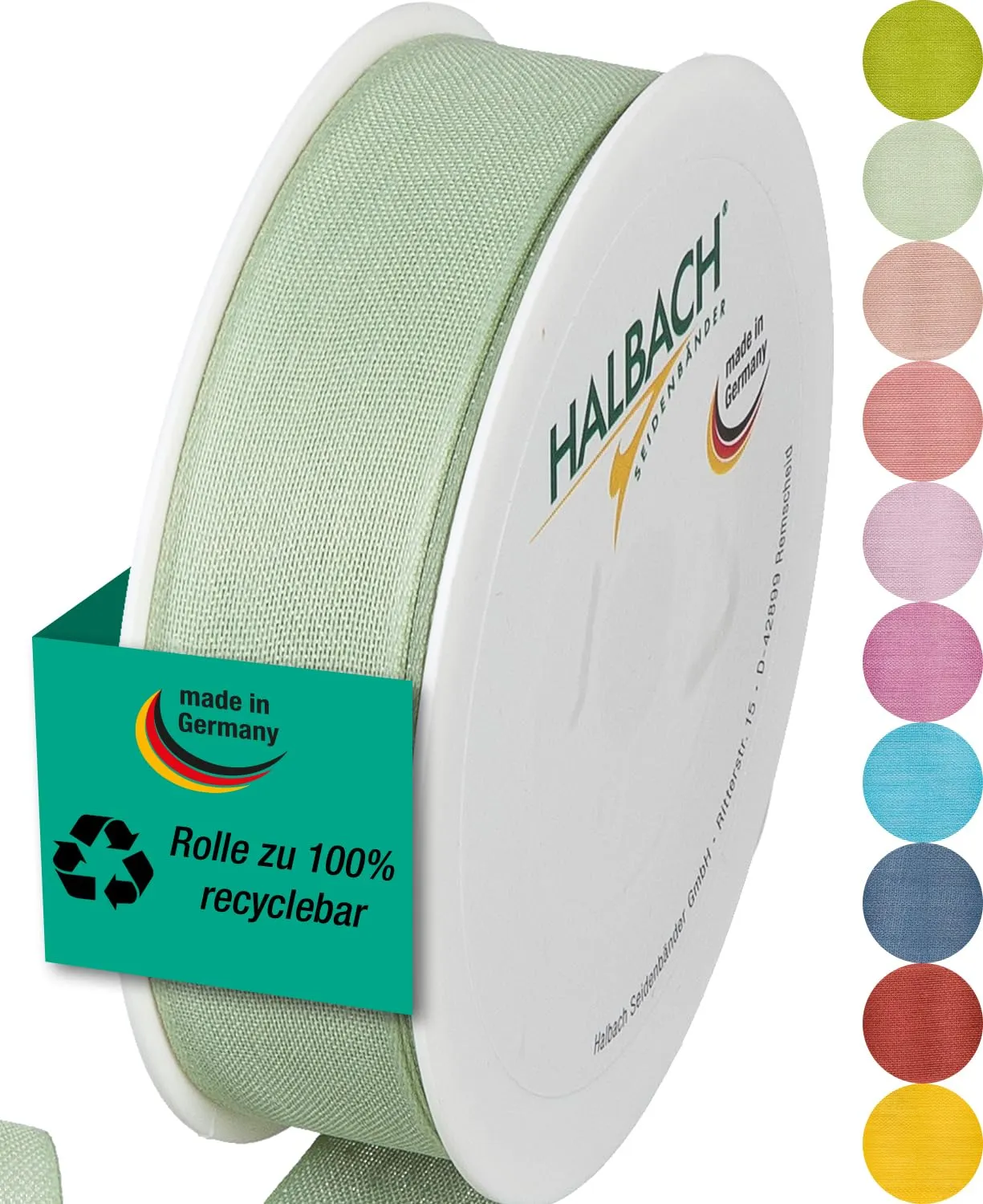 Halbach mattes Taftband Geschenkband