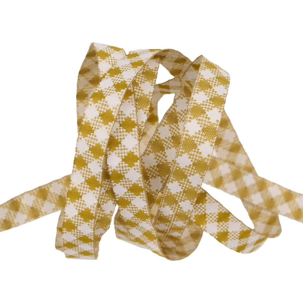 Renaissance Ribbon Farmstead Check It Webband 10 mm 1 Yard
