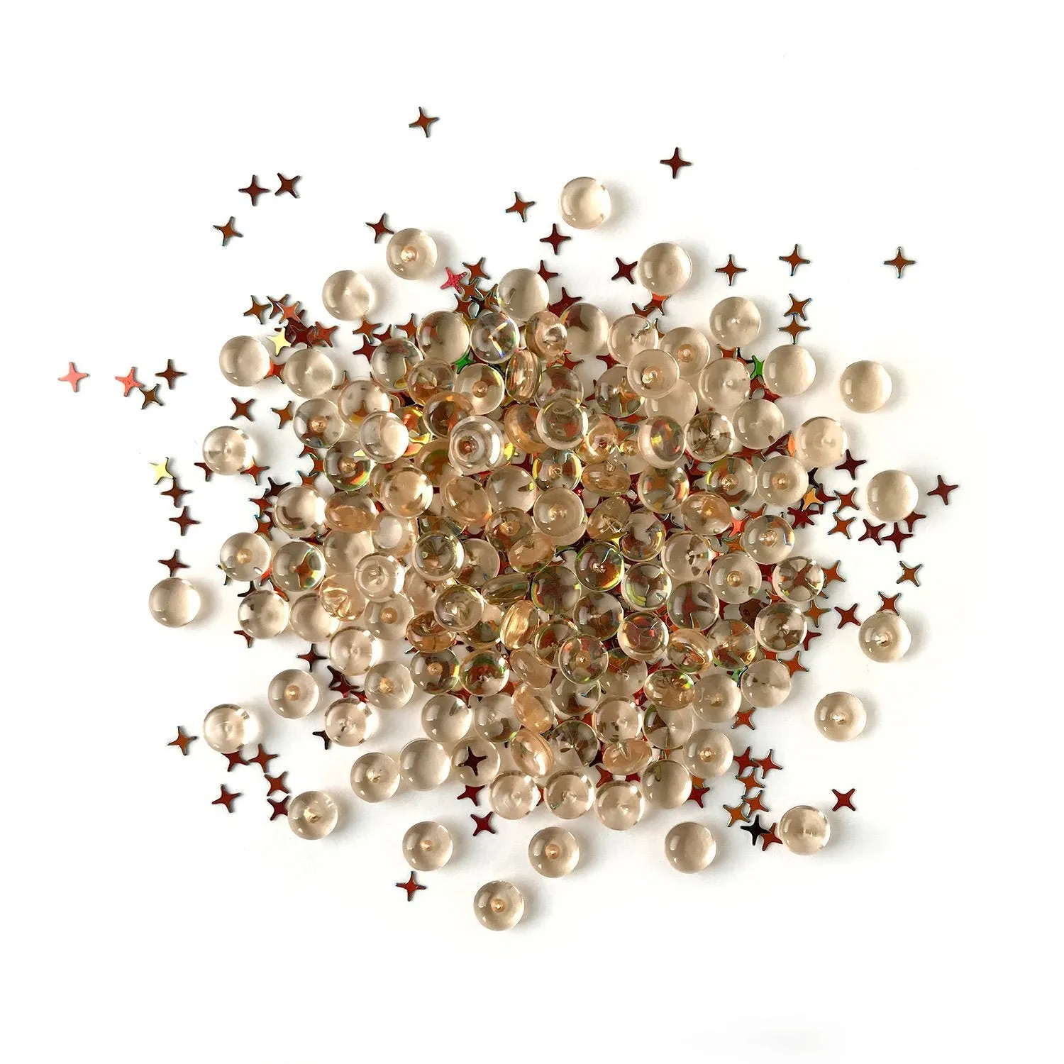 Buttons Galore Shimmerz Schmucksteine irisierend