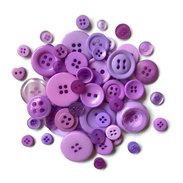 Buttons Galore Knöpfe-Mix im Glas