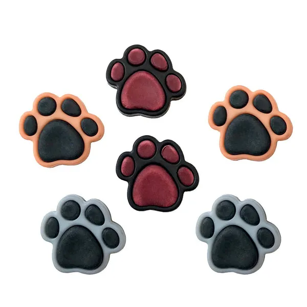 Buttons Galore Pets and Pals Precious Paws Knöpfe 6 Stück Öse
