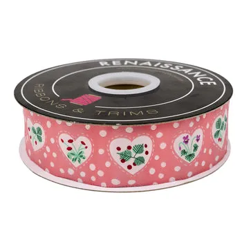 Renaissance Ribbon Funny Valentine Sweet Hearts Schmuckband 1 Yard