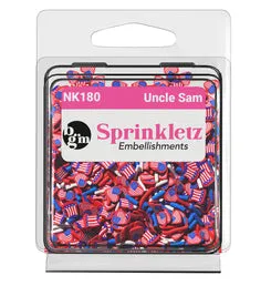 Buttons Galore Sprinkletz Uncle Sam Streuteile 12 g