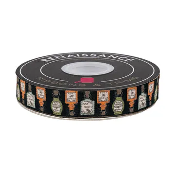 Renaissance Ribbon Home Sweet Haunt Potions Band 1 Yard
