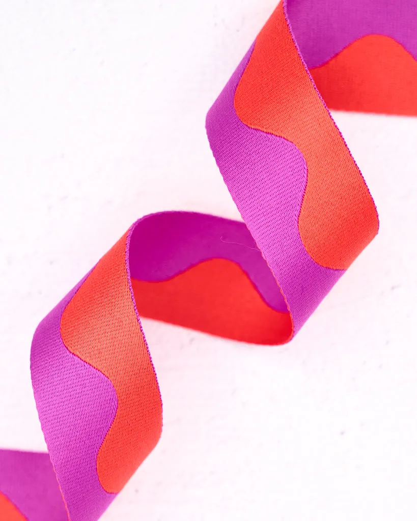 Renaissance Ribbon Wavy Webbing Gurtband Nylon