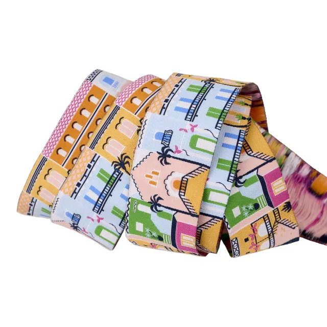 La Dolce Vita Amalfi Coast Jacquardband 1½ Zoll 1 Yard