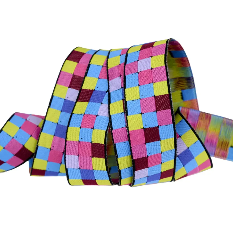 Renaissance Ribbon Glow Garden Pixels Schleifenband 1 Zoll, Polyester