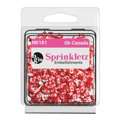 Buttons Galore Sprinkletz O Canada Streuteile Kanada 12 g