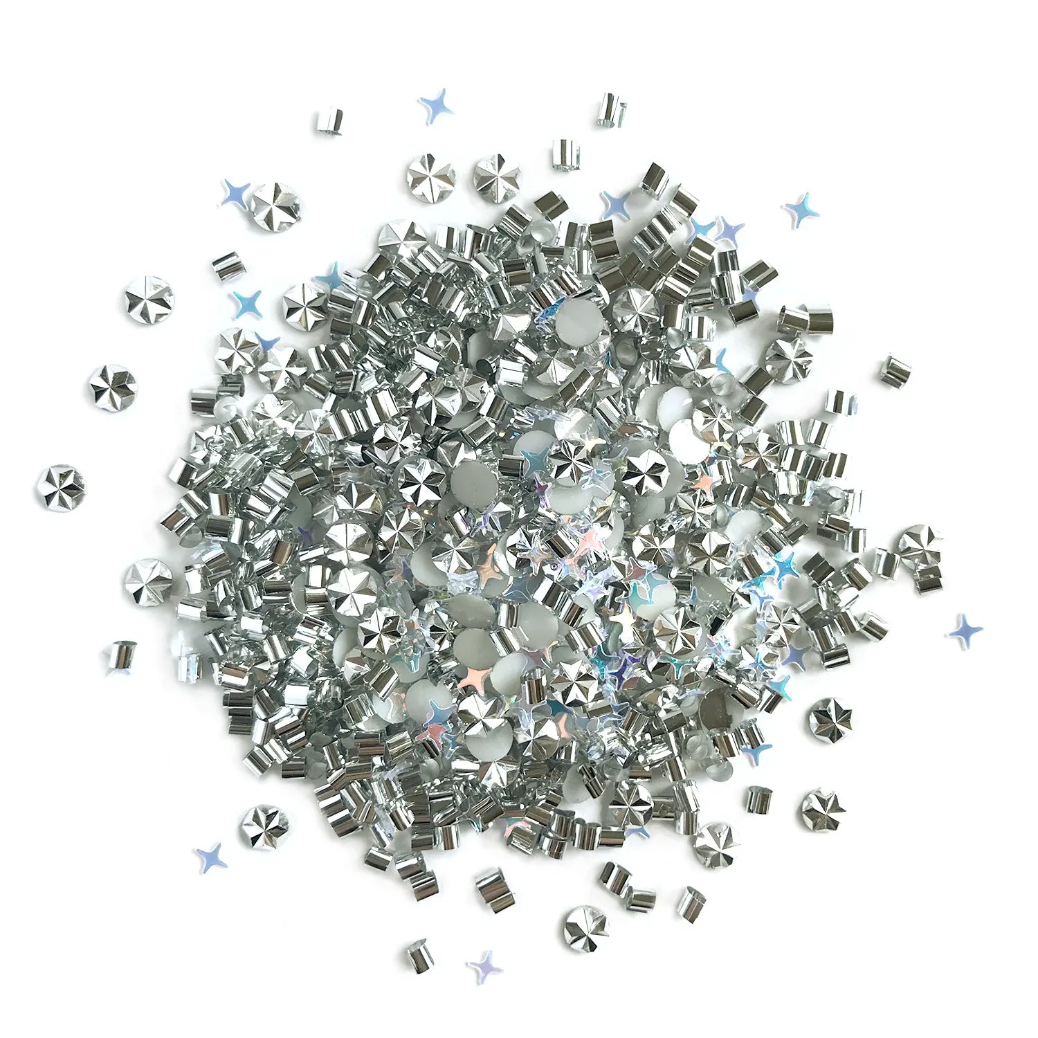 Buttons Galore White Christmas Tree Button Art Bastelset 8x10