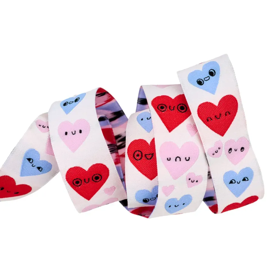 Renaissance Ribbon Funny Valentine Happy Hearts Schmuckband 22mm 1 Yard Herzen