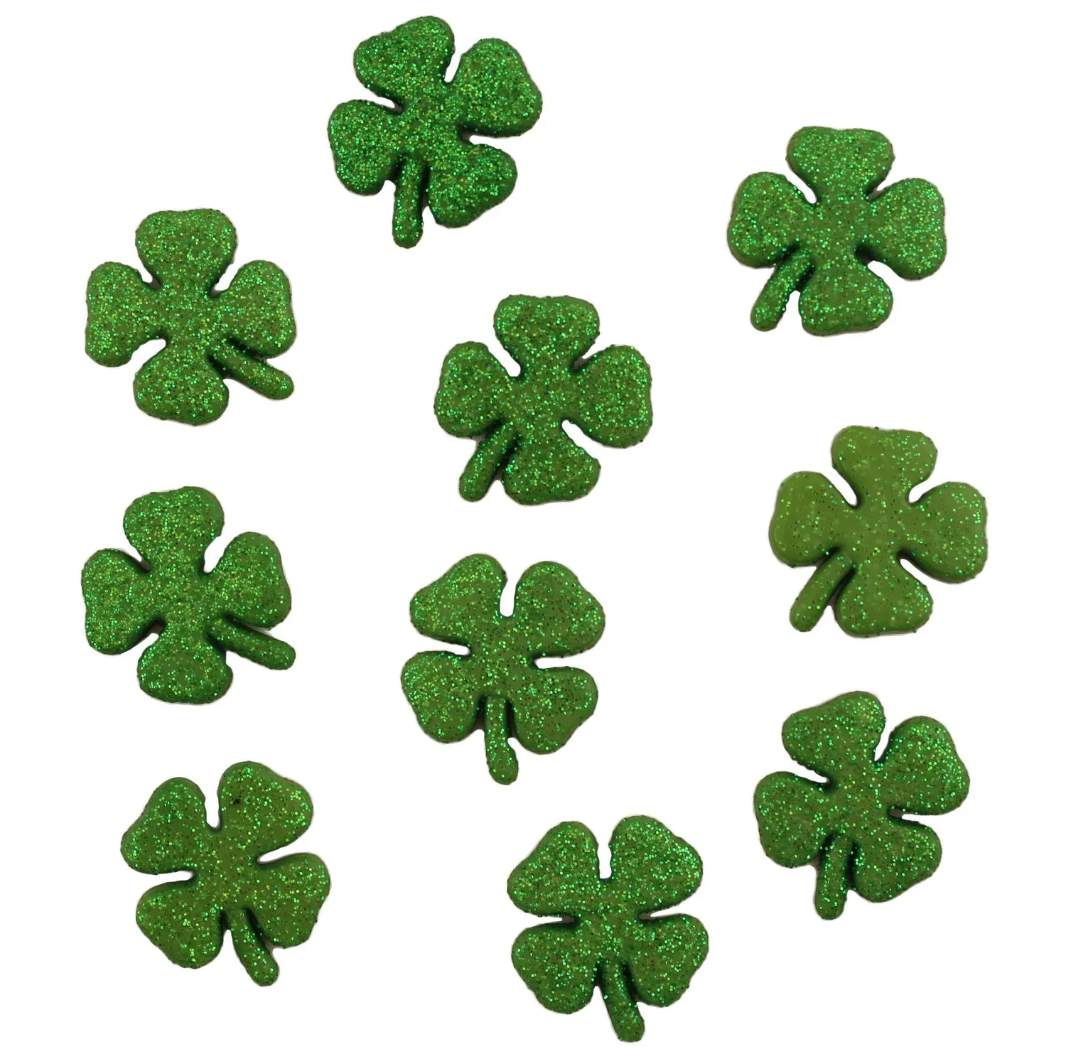 Buttons Galore St. Patrick's Day Streudeko 5er-Pack grün gold