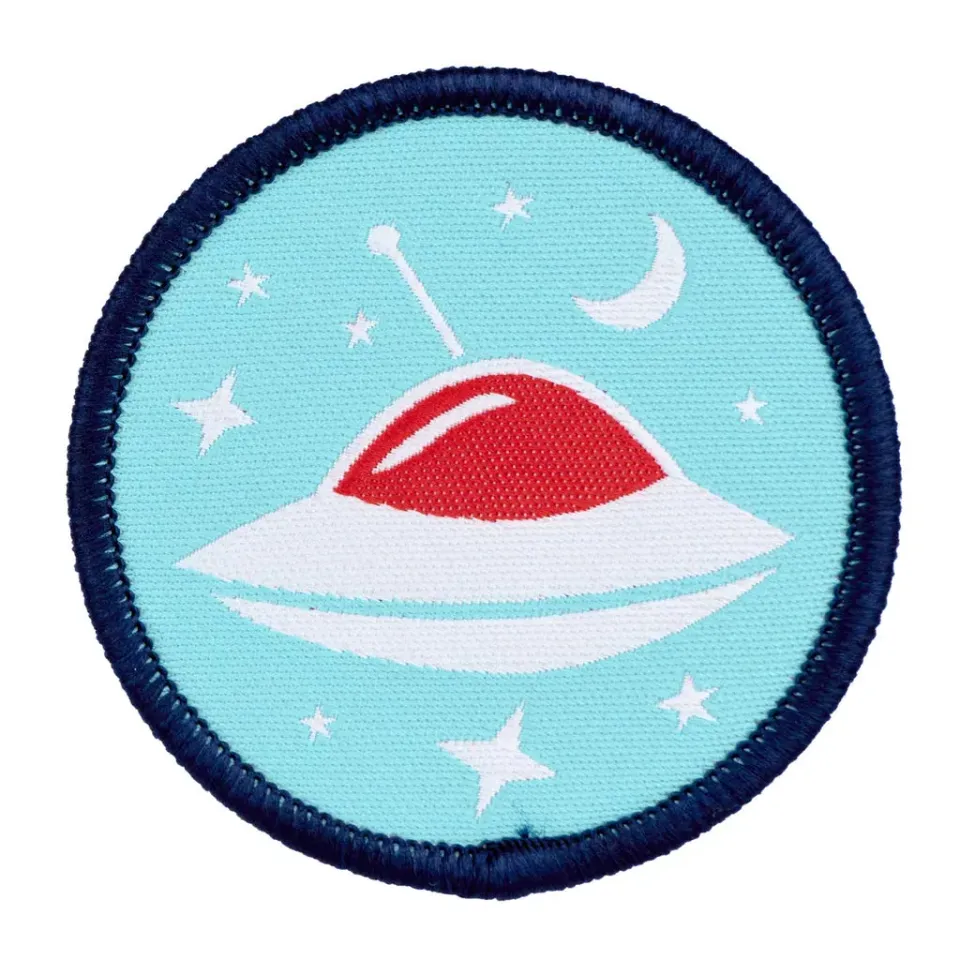 Renaissance Ribbon 3 2 1 Blastoff UFO Badge Aufnäher 51mm