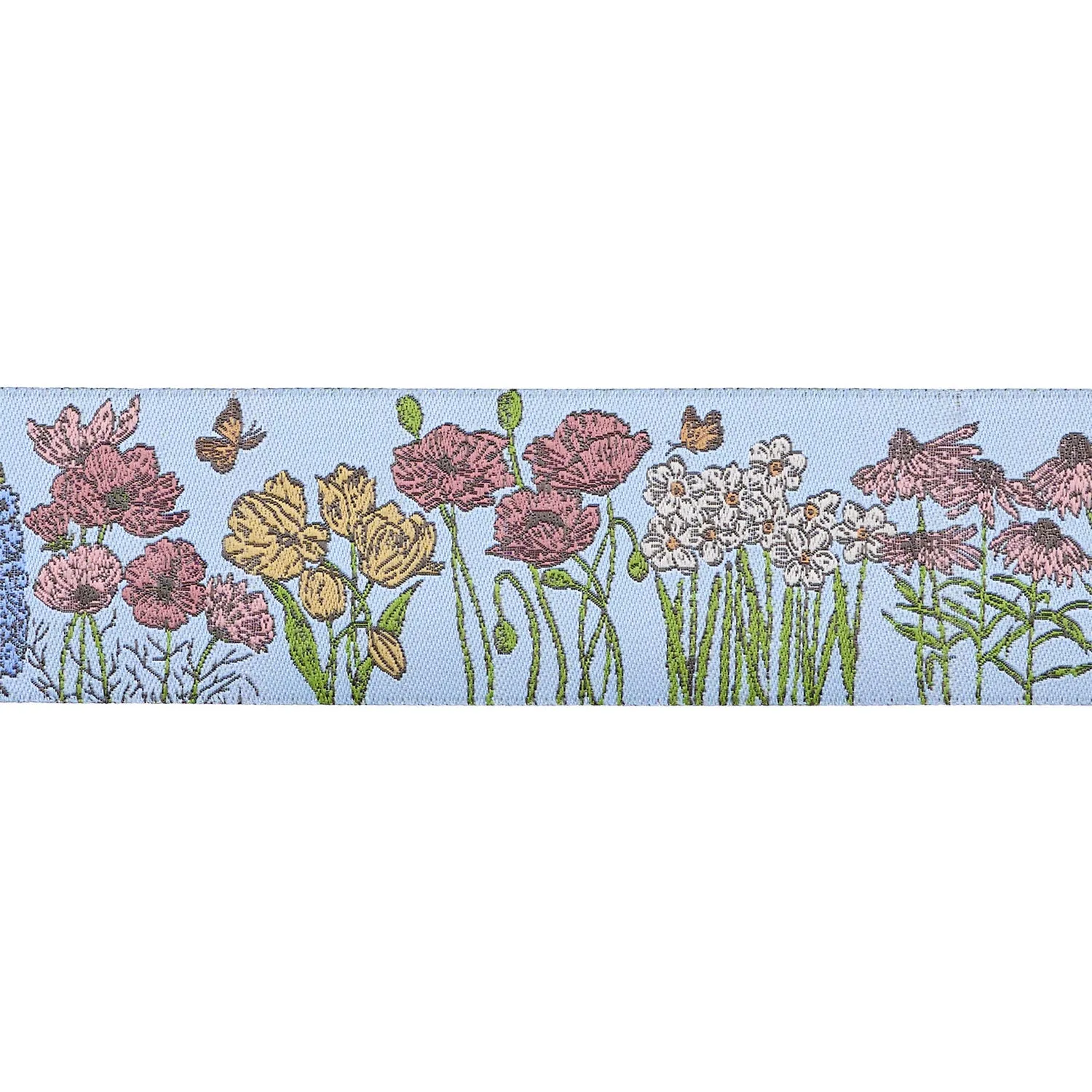 Renaissance Ribbon My Secret Garden Schmuckband Blau 38mm 1 Yard
