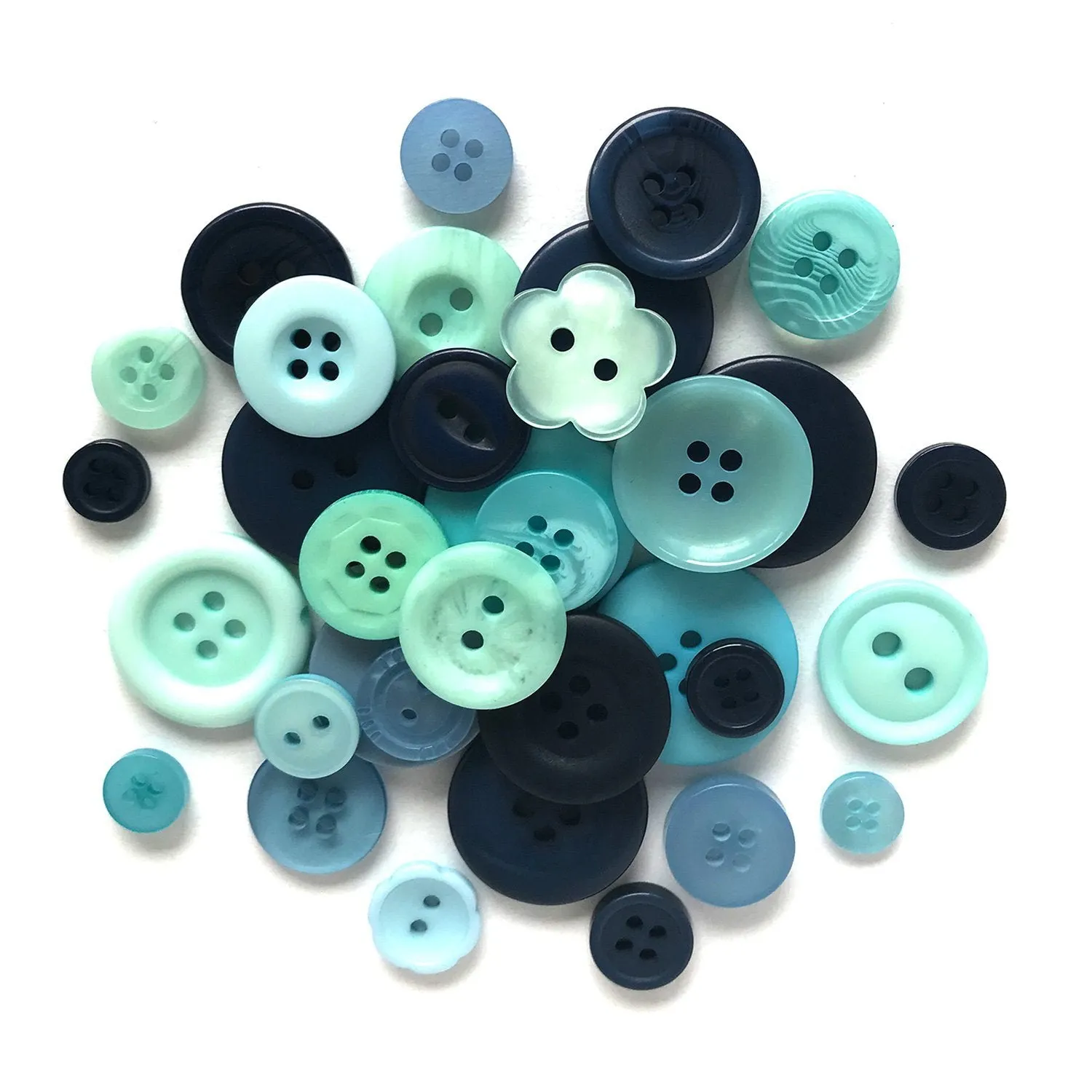 Buttons Galore Bonanza Knopfmix braun 8 oz