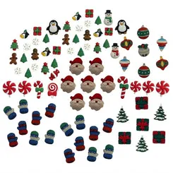 Buttons Galore Christmas Collection Bastelknöpfe 6 Sets 50+ Stück