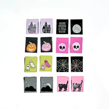 Renaissance Ribbon Spooky Night Weblabels 8er-Pack Halloween
