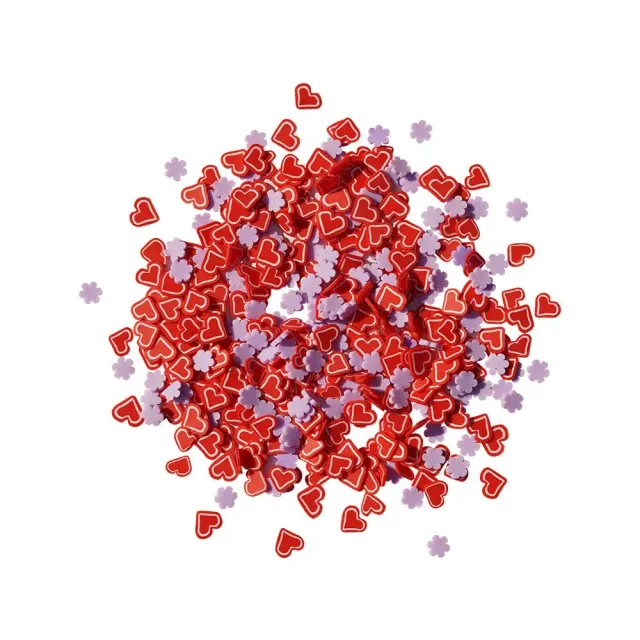 Buttons Galore Sprinkletz Amore Streusel 5 mm 12 g rot rosa