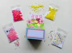 Buttons Galore Sparkletz Crystal Hearts Bastelsteine 6 g irisierend